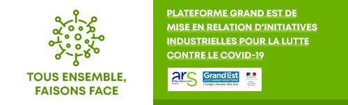 Plateforme de mise en relation Grand Est d'initiatives industrielles pour la lutte contre le Covid-19